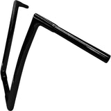 FAT Baggers INC. 1-1/4" EZ Install Flat Top Handlebar 16" Black - 707016-B For Harley Motorcycles 1986-2023