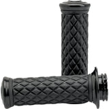 BILTWELL 0630-3188 6608-201-01 Alumicore Grips Grips - Alumicore - TBW - Black