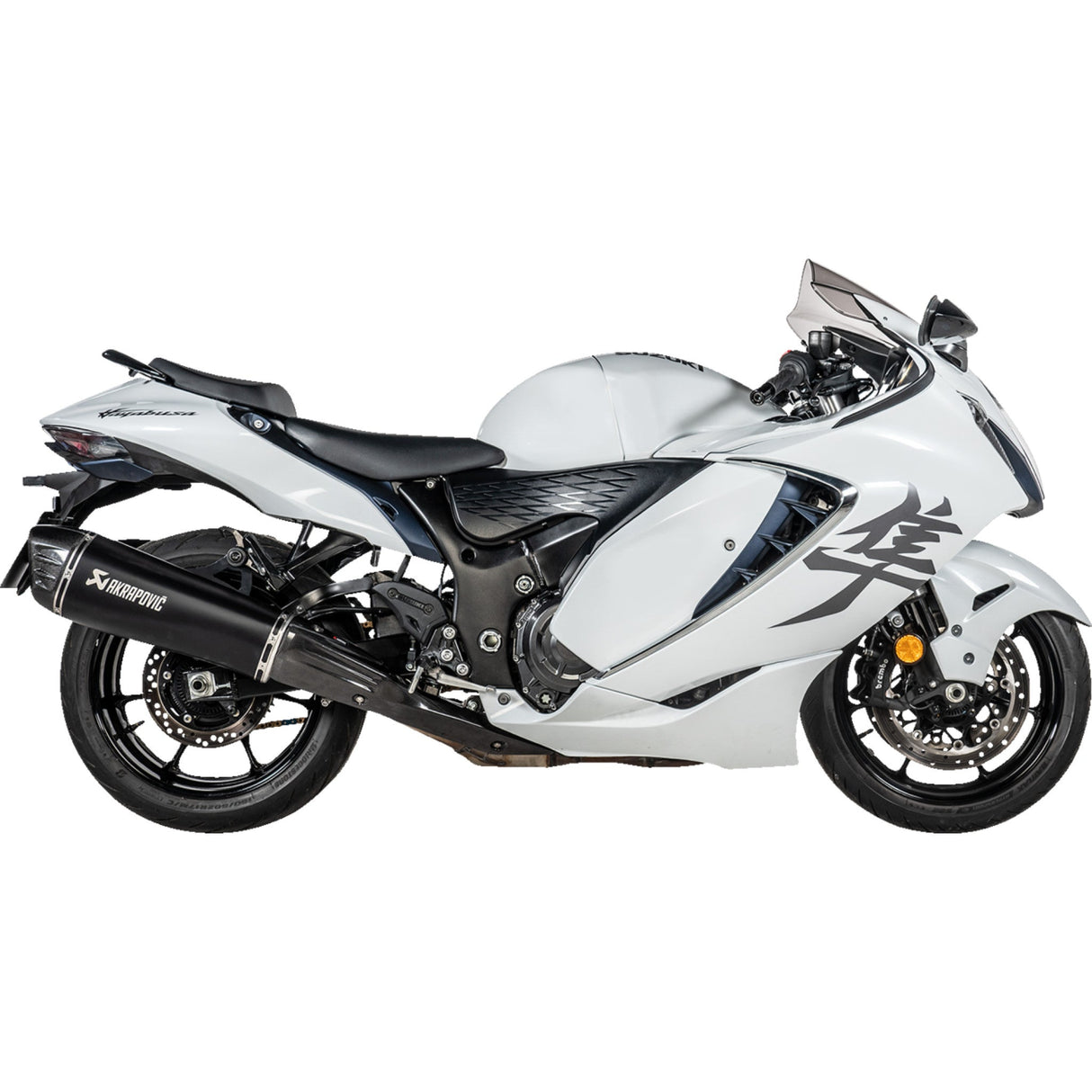 AKRAPOVIC 1811-4838 S-S13SO4-HRAATBL/1 Slip-On Line Mufflers titanium black - suzuki gsx-1300r hayabusa