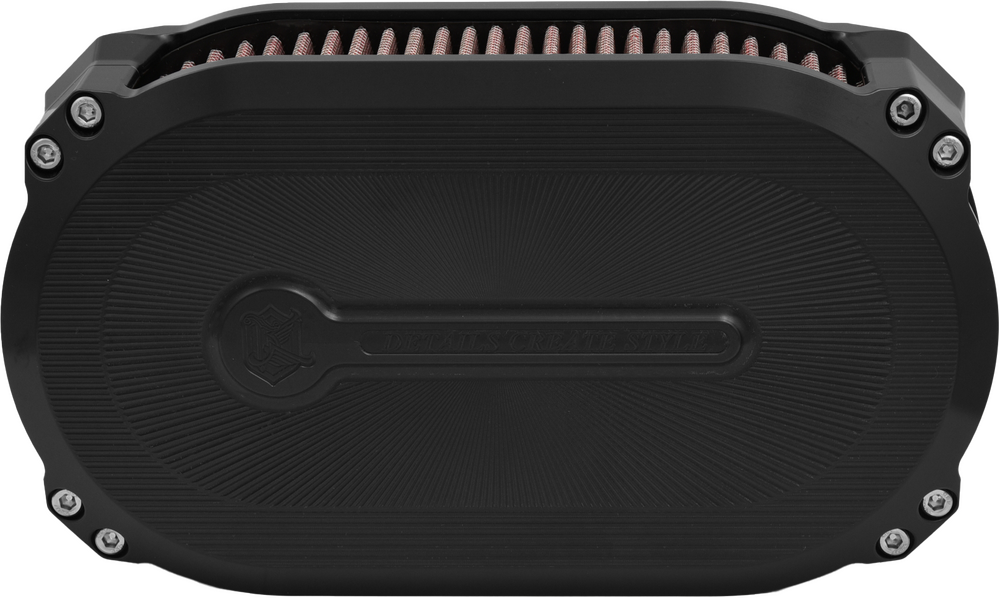 Kens Factory NL M8 Air Cleaner Black - NXT-02M For Harley Softail 2018-2019