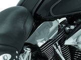 Kuryakyn 1186 Saddle Shields Heat Deflectors 00-17 Softail Smoke