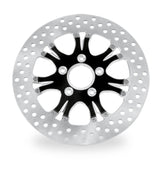 Performance Machine Disc Carr 11.5 Heathen Rear Lt Contrast Cut Platinum - 0133-1523HEAS-BMP For Harley Motorcycles 2000-2017