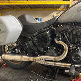 Siouxicide Choppers Softail Performance Stainless 2-1 Exhaust Pipe Street Bob Low Rider S Fat Bob Slim For Harley Softail 2018-2025