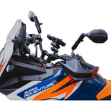 RAM MOUNTS 0640-1723 RAM-B-465RU Tough-Mirror™ Right Mirror with Ball Tough-Mirror™ - Side View - Oval - Black - Right with Ball