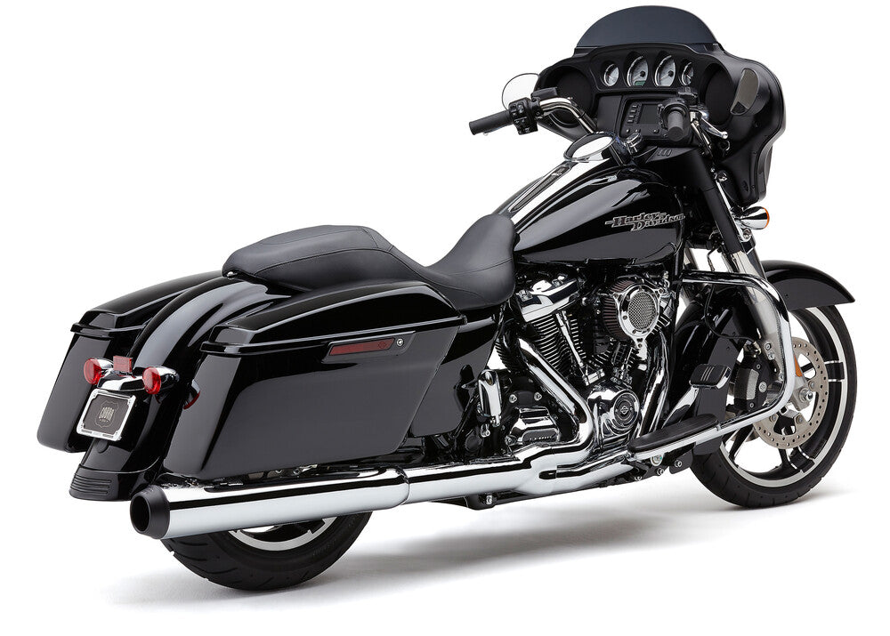 Cobra Powrflo 2-1 With Billet TIP Chrome - 6451 For Harley Touring 2017-2026