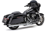 Cobra Powrflo 2-1 With Billet TIP Chrome - 6451 For Harley Touring 2017-2026