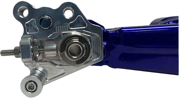 Hawg Halters Inc Rear Axel Adjuster With Shock Relocator `09 - AXADJ-A01-AS For Harley Motorcycles 2009-2026