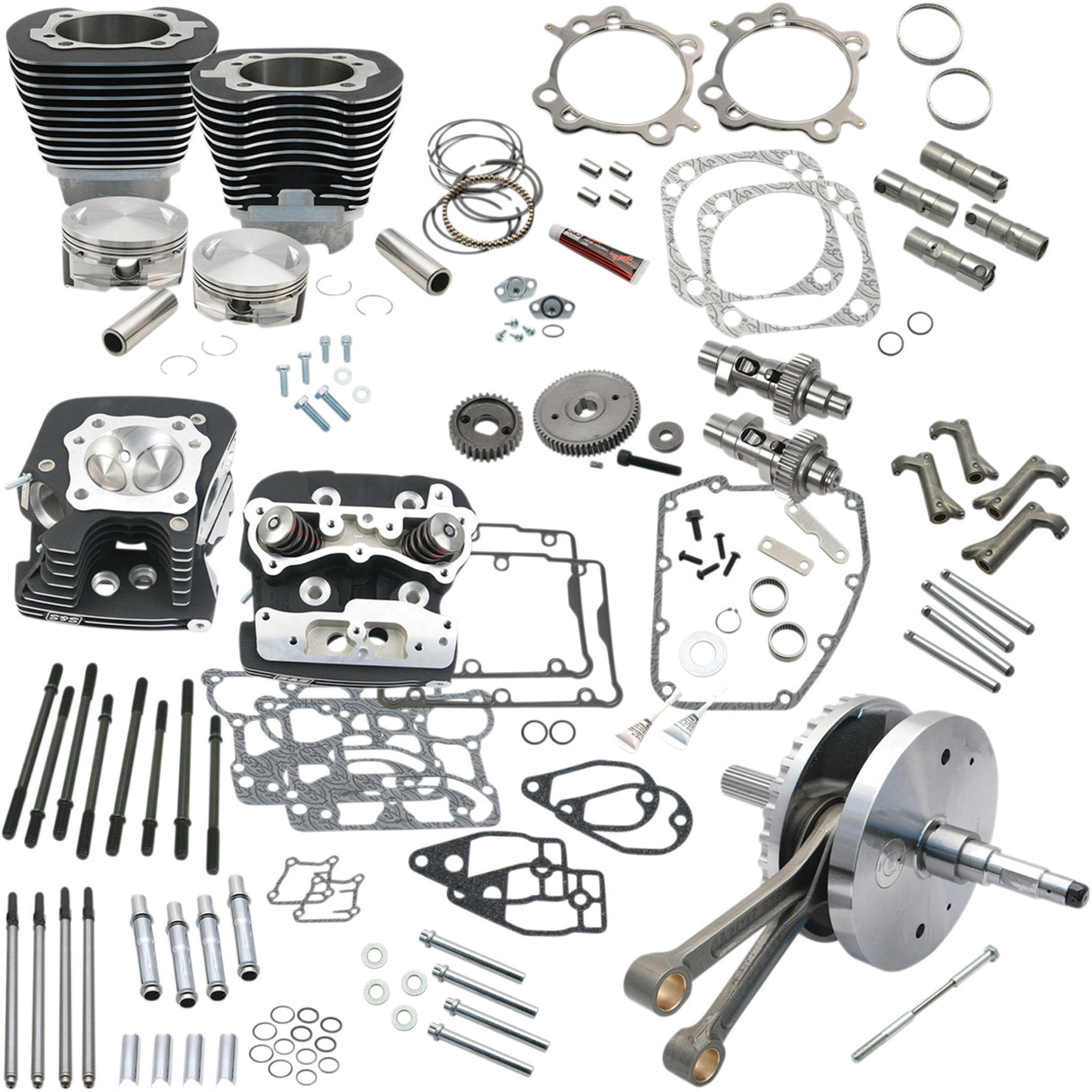 S&S CYCLE 0903-0951 900-0568 124" Hot Set Up® Engine Performance Kit - Black