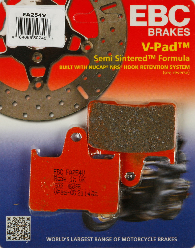 Ebc 15-254V FA254V BRAKE PADS V-SERIES
