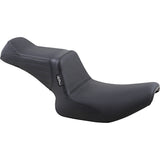 LePera Tailwhip Seat Basketweave Black - L-588BW For Harley Dyna 1982-1994