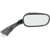 EMGO 0640-0171 20-80521 OEM-Style Replacement Mirror Mirror - Side View - Rectangle - Black - Right