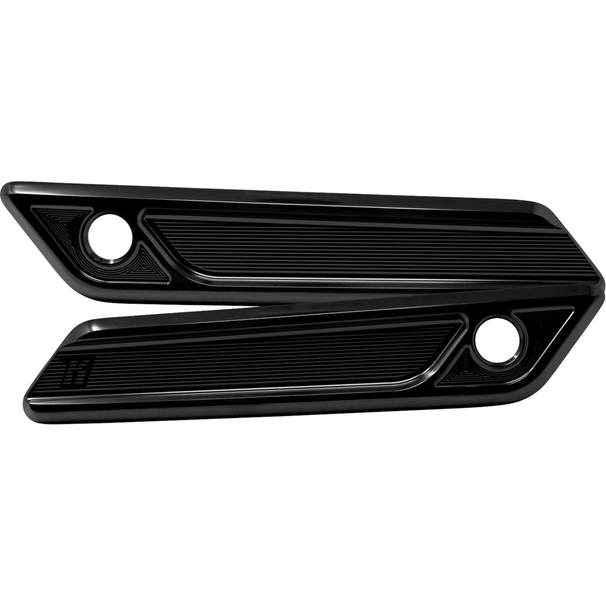 Kodlin USA Saddlebag Latch Covers Gloss Black - K59492 For Harley Touring 2023-2026