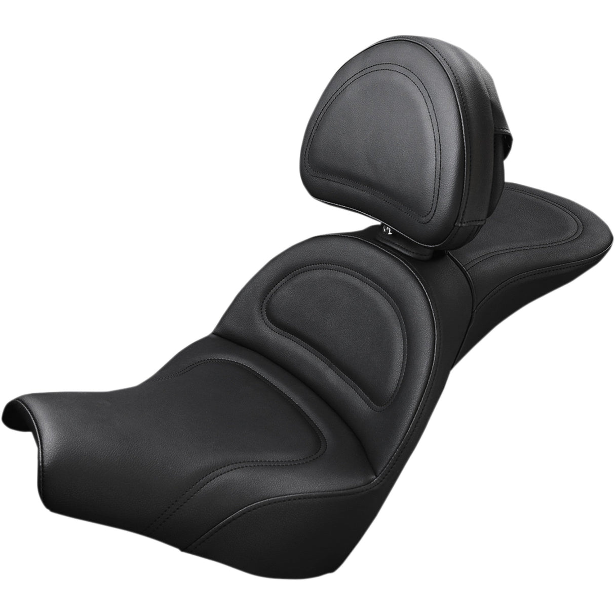 Saddlemen Explorer™ Seat — Includes Backrest With Driver Backrest - 818-30-030 For Harley Softail 2018-2025
