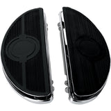 DRAG SPECIALTIES Vintage Half-moon Style Floorboards Floorboard - Vibration Inserts FL
