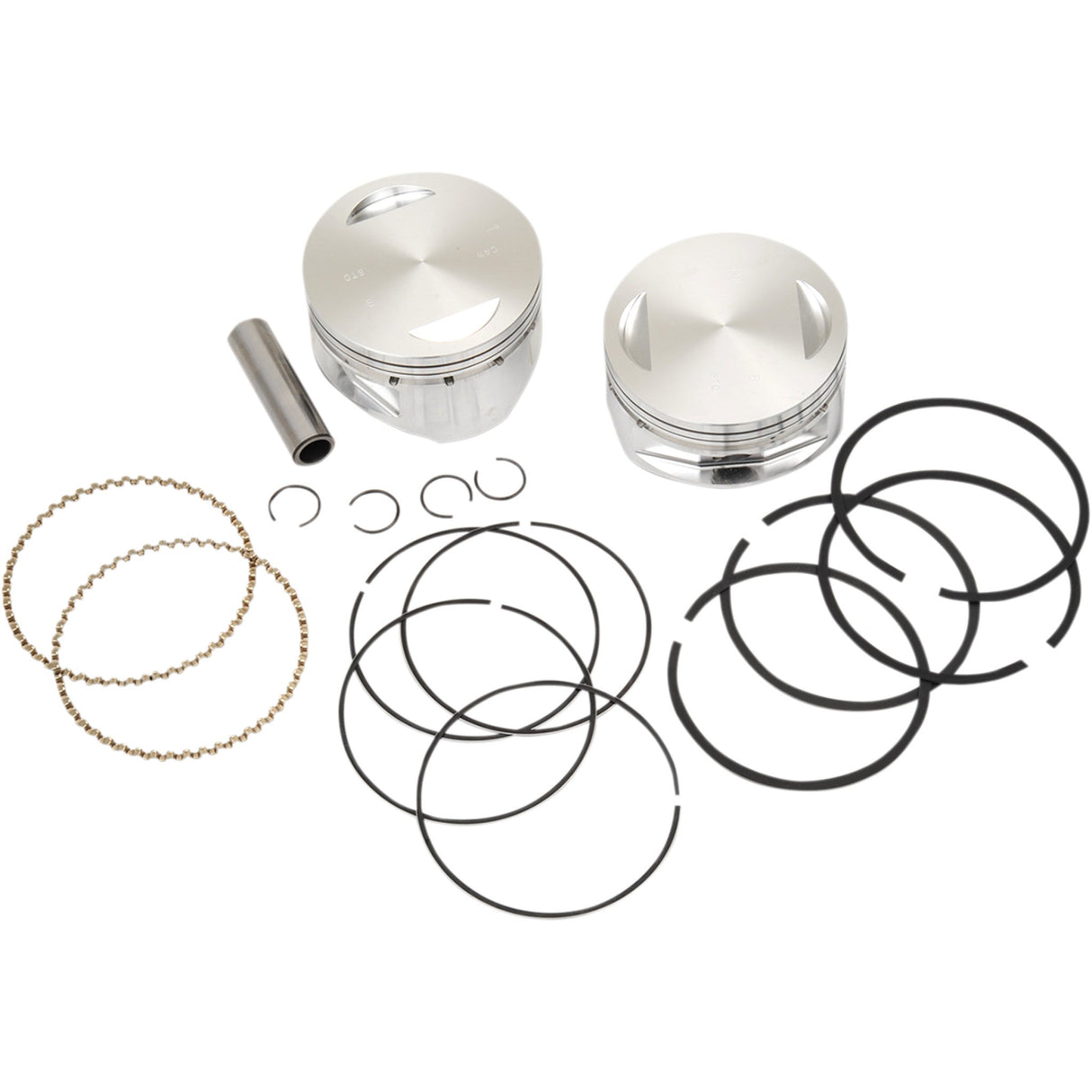 S&S Cycle Piston Kit For S&S Motors For 100"/107" Super Sidewinder® 4.000" Standard For Harley Motorcycles 1984-1999