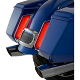 Ciro Filler Panel Tail Lights Smoke Lens Chrome - 42050 For Harley Touring 2023-2026