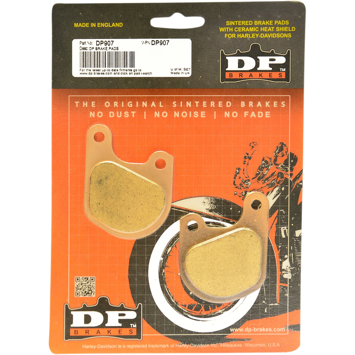 DP Brakes Sintered Metal Harley Buell Brake Pads For Harley 1977-1983