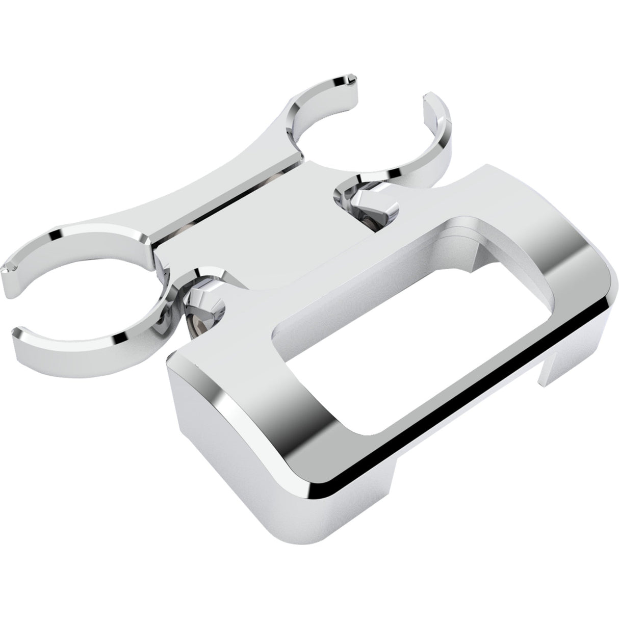 LA CHOPPERS 2201-0282 LA-7398-20C T-Bar Gauge Mount for M8 Softail - Chrome - 1.50" Diameter - M8 Softail