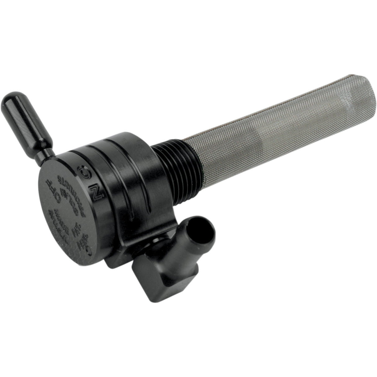 GOLAN PRODUCTS 0705-0100 75-516B-BLK "Click-Slick" Fuel Petcock — 3/8" NPT "Click-Slick" Fuel Petcock - Backward - Black - 3/8" NPT