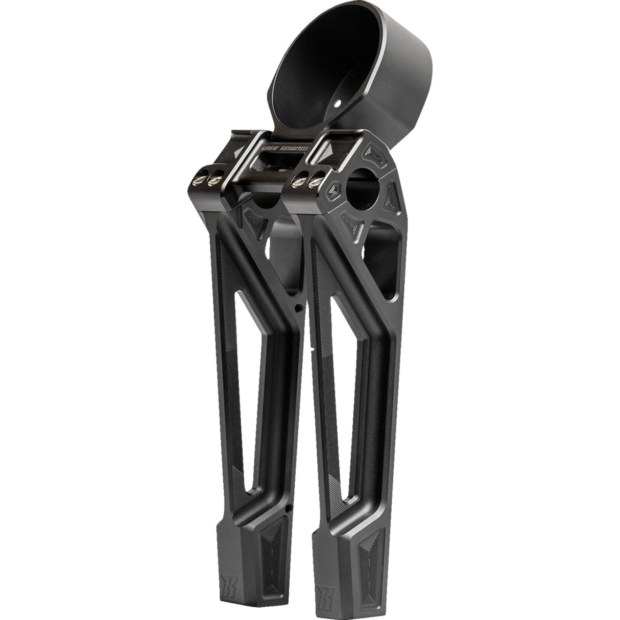 KODLIN USA 0602-1461 K55130 Fastback Risers - Includes Clamp & Gauge Bracket - 10" - Black