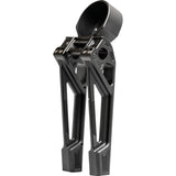 KODLIN USA 0602-1461 K55130 Fastback Risers - Includes Clamp & Gauge Bracket - 10" - Black