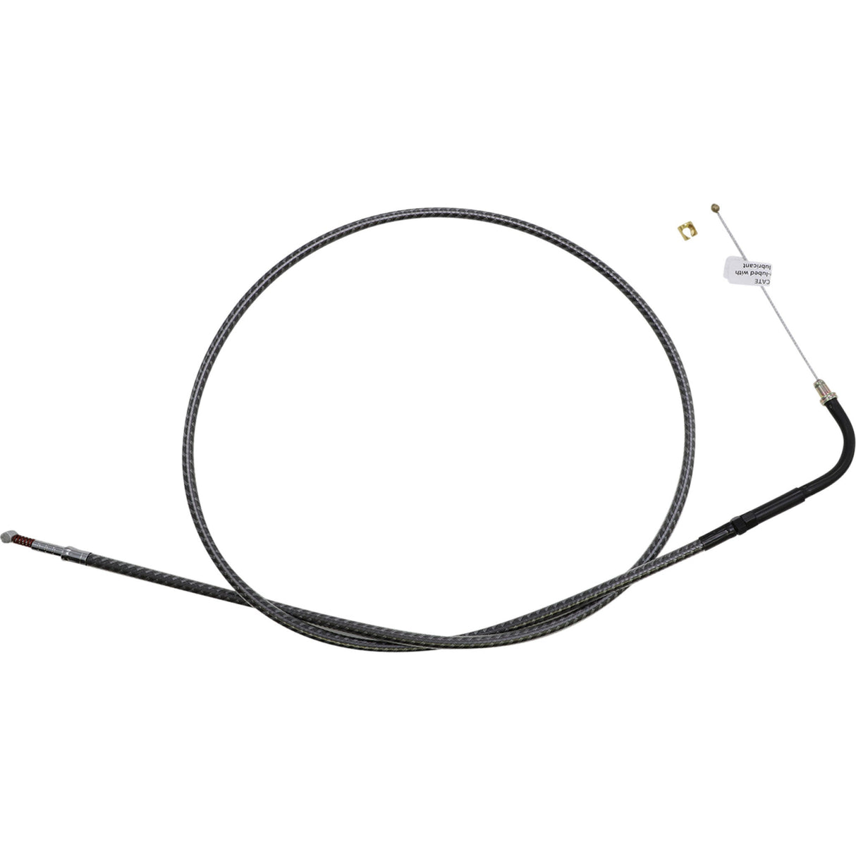 Magnum Shielding Karbonfibr Braided Throttle Idle Cable 40-1/2" - 742510 For Harley Motorcycles 1984-2017