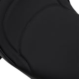 Drag Specialties Backrest Compatible Solo Seat — Mild Stitched Solo Seat Mild Stitched Driver Backrest FLH - 0801-0493 For Harley Touring 1997-2007