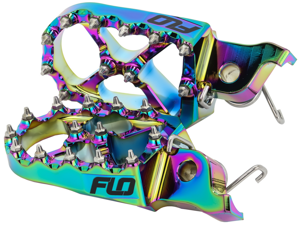 Flo Motorsports 122-8011J FPEG-797JET PRO SERIES FOOT PEGS JET FUEL