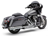 Cobra 909-Twins 4" Slip-ONS Chrome - 6106 For Harley Touring 1995-2016