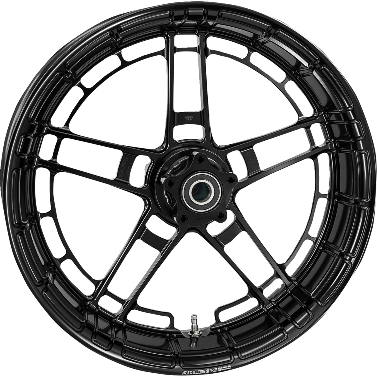Arlen Ness Flatline Rim Flatline Front Rear Black 18x5.5 - 330-026