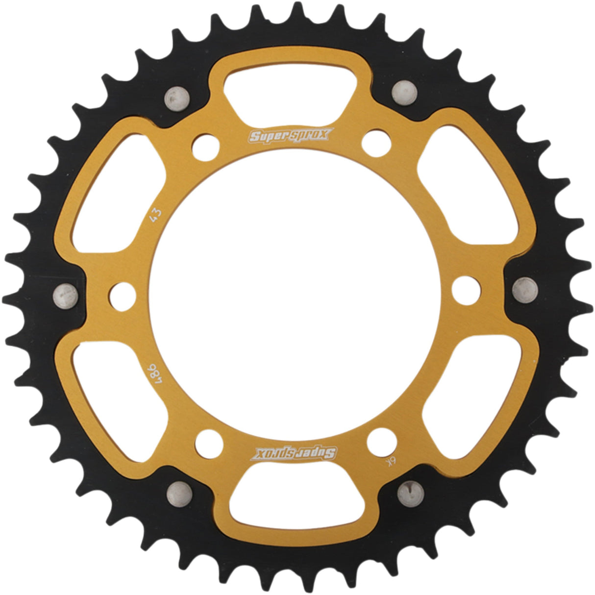 Supersprox Sprocket - RST-486-43-GLD Yamaha Motorcycles 1998-2021