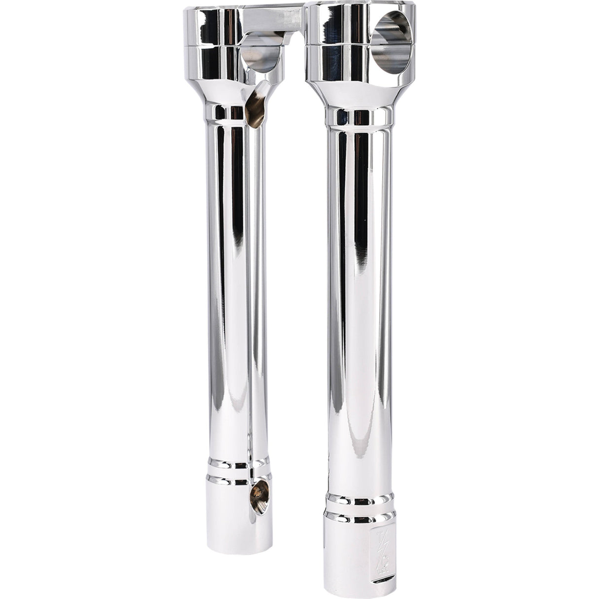 THRASHIN SUPPLY CO. 0602-1241 TSC-1010-3 Hole Shot Risers - 10" - Chrome