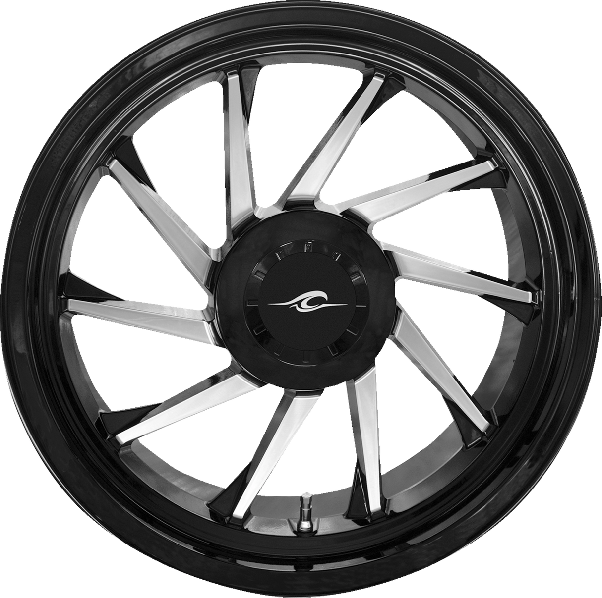 Wheel - Hurricane 3D - Rear Left - Black/Chrome - 18" - Trike - 0202-2229