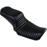 LE PERA 0803-0617 LK-021PT Cherokee Seat - Pleated - Black - FL/FX '06-'17