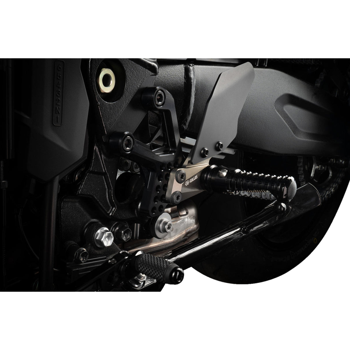 GILLES TOOLING 1623-0599 AS31GT3-S13-B Adjustable Rearset as31gt3 - black