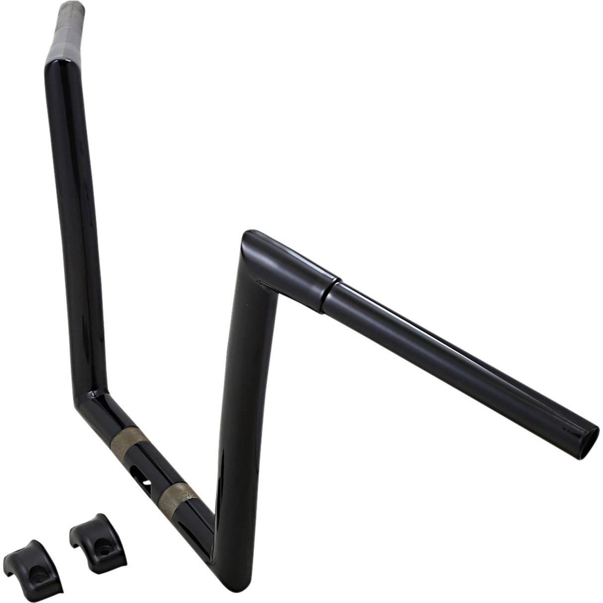 Todd's Cycle 1-1/4" Touring Handlebar 12" Black For Harley Road Glide 2015-2022