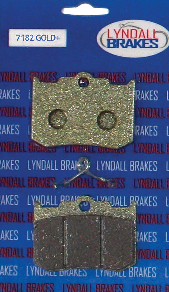 Lyndall Brakes Brake PAD G+ PM 4PST - 7182 GOLD+ For Indian Scout / Spirit 2001-2003