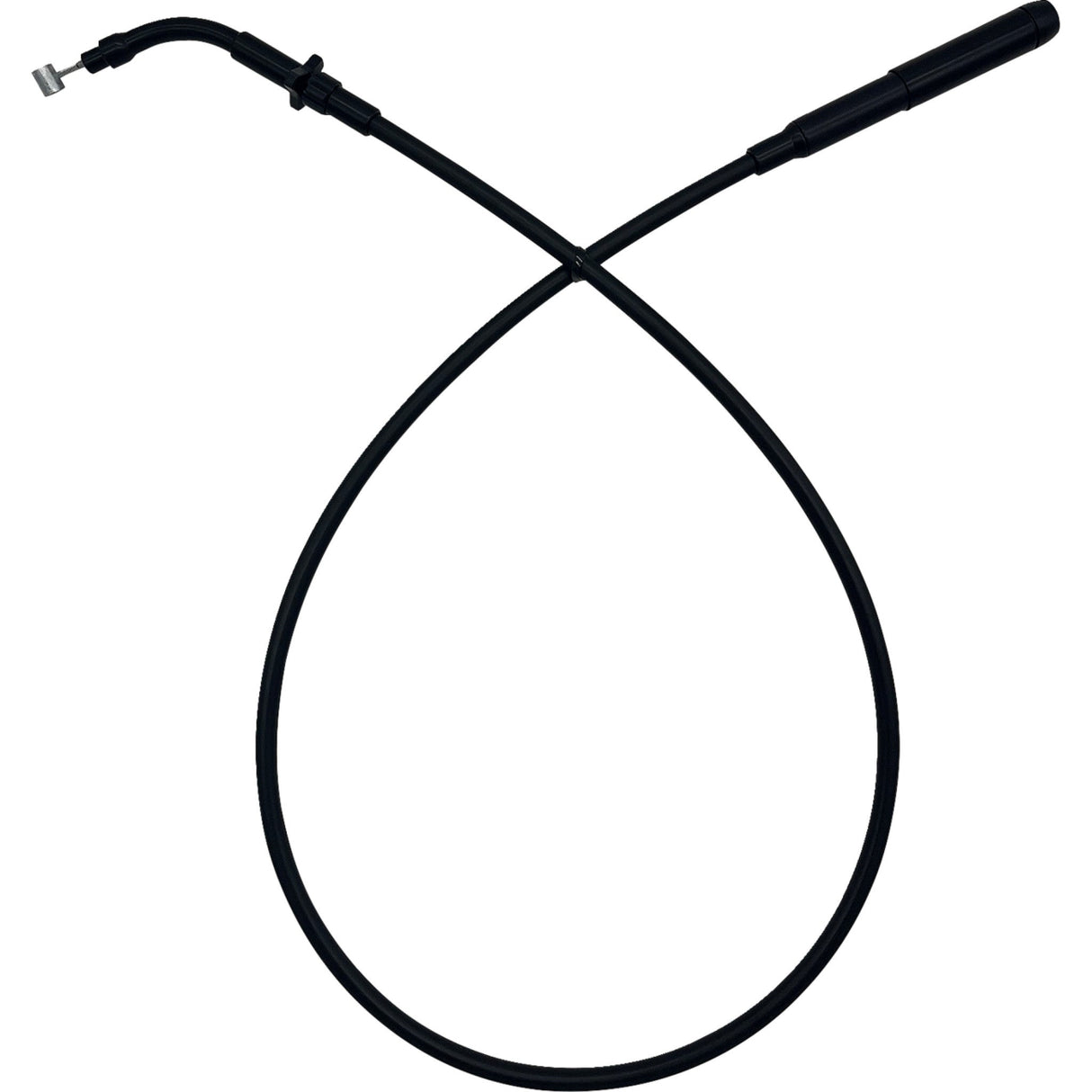 FAT Baggers INC. EZ Install Upper Clutch Cable Flhx Fltr SE +10" Black Vinyl - 108010-B For Harley Touring 2023-2026