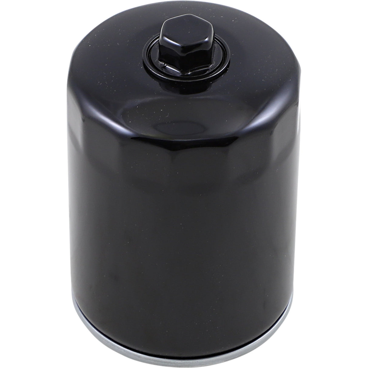 Drag Specialties Spin-On Oil Filter Oil Filter With Nut Black M8 - 0712-0643 For Harley Motorcycles 2017-2026
