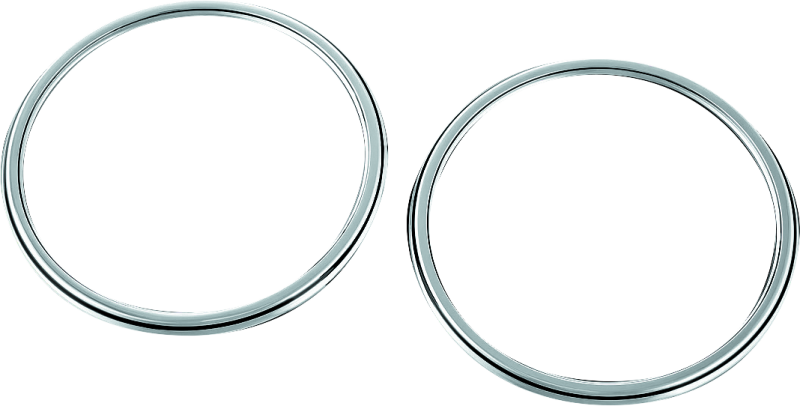 Kuryakyn 7377 Corona Speaker Grills Chrome