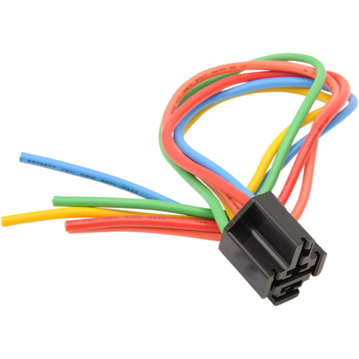 DRAG SPECIALTIES DS272096 Relay Socket Assembly colored wires
