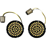 Custom Dynamics Genesis® 4 Amber White LED Turn Signal Inserts - GEN-4-AW-1157 For Harley Motorcycles 2000-2025
