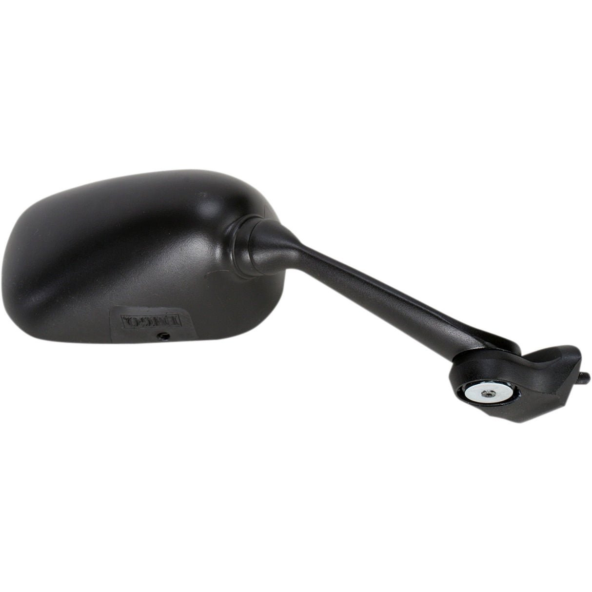 EMGO 0640-0708 20-57901 OEM-Style Replacement Mirror Mirror - Side View - Oval - Black - Right