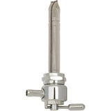 PINGEL DS-390240 1311-CR Power-Flo Fuel Valve - Round Fuel Valve - Chrome - 22 mm