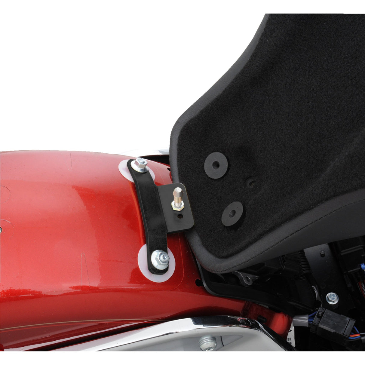 DRAG SPECIALTIES 0802-0804 EZ-ON Mount Solo Seat EZ-Solo Seat - Smooth - Solar-Reflective Leather - FLST '00-'17