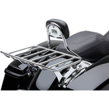 Cobra Big Ass® Detachable Luggage Rack — Flip-Up Chrome - 602-2601 For Harley Touring 1997-2008