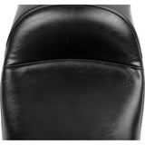 LePera Maverick Seat Without Backrest Smooth Black - LV-957S For Harley Touring 2023-2026