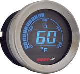 Koso North America Digital Gauge Cluster Silver Bezel Flht AND Fltr - BA050901 For Harley Touring 2004-2013
