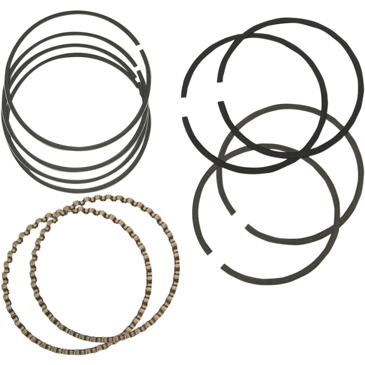 S&S Cycle Replacement Ring Set For S&S Pistons 3.625" +0.020" - 94-1222X For Harley Electra Glide / Touring / Tour / Softail 1965-1984