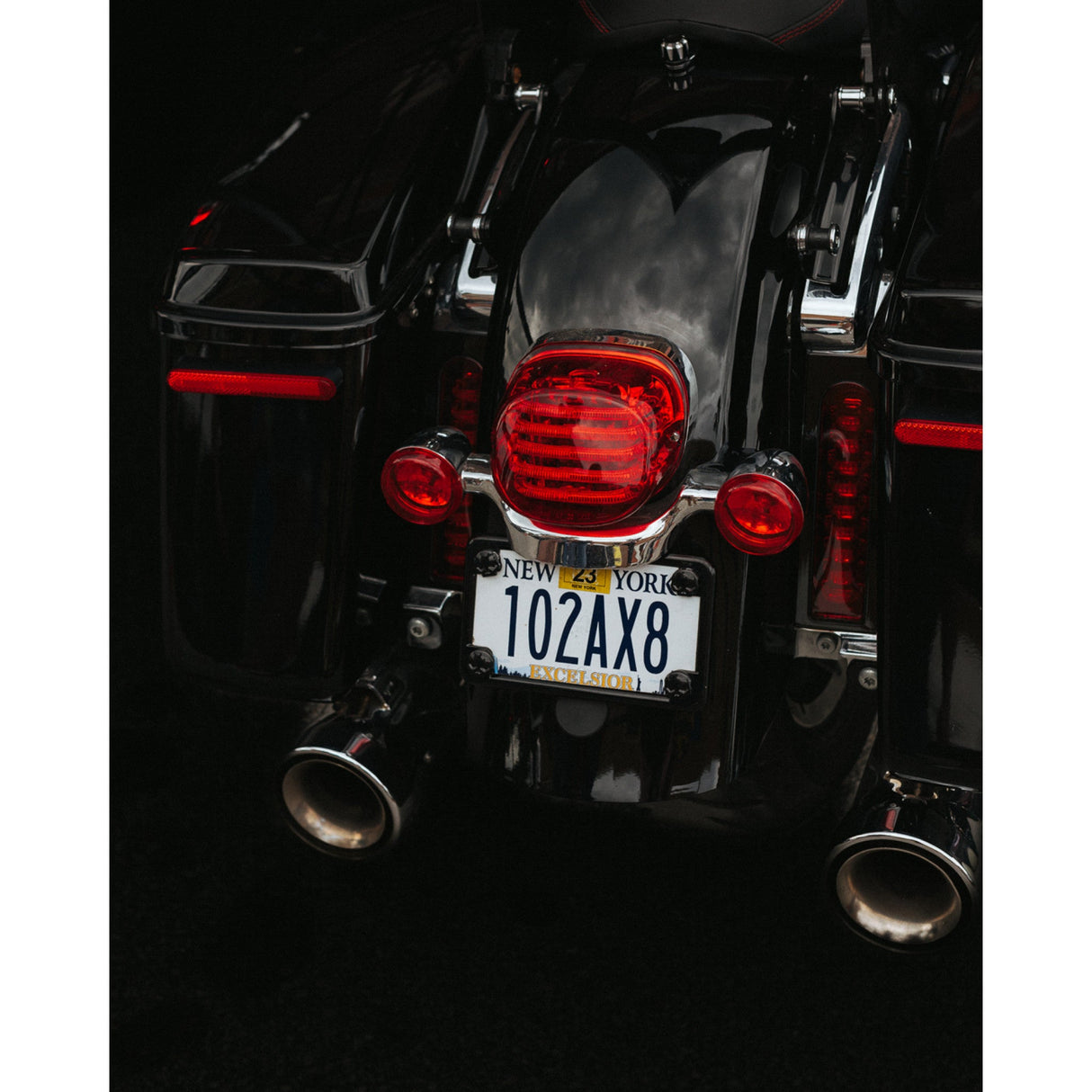 Custom Dynamics Taillight Assembly - PB-TL-LP-R For Harley Motorcycles 1999-2025